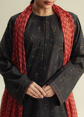 3-PC Unstitched Digital Printed Chiffon Coco By Zara Shahjahan | Fable-5A